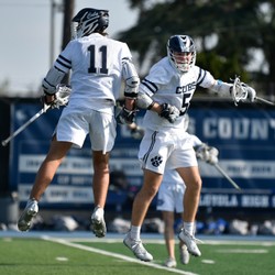 <span class="pn-tooltip pn-player-link">
        <span class="name-pointer">Loyola Defeats Foothill 6-5 in an Epic Tuesday Game in SoCal</span>
        <span class="info-box not-prose" style="background: linear-gradient(to bottom, rgba(220,20,60, 0.95) 0%,rgba(220,20,60, 1) 100%)">
            <a href="https://preplacrosse.com/2024/05/loyola-defeated-foothill-6-5-in-an-epic-match-last-night/" class="link-wrap">
                                    <span class="player-img"><img src="https://preplacrosse.com/wp-content/uploads/sites/13/2024/05/unnamed.jpg?w=150&h=150&crop=1" alt="Loyola Defeats Foothill 6-5 in an Epic Tuesday Game in SoCal"></span>
                
                <span class="player-details">
                    <span class="first-name">Loyola</span>
                    <span class="last-name">Defeats Foothill 6-5 in an Epic Tuesday Game in SoCal</span>
                    <span class="measurables">
                                            </span>
                                    </span>
                <span class="player-rank">
                                                        </span>
                                    <span class="state-abbr"></span>
                            </a>

            
        </span>
    </span>
