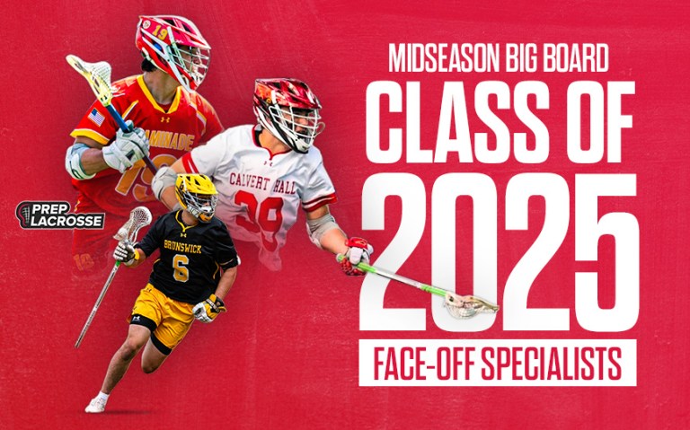 Midseason Big Board: Class of 2025 Face-off Specialists